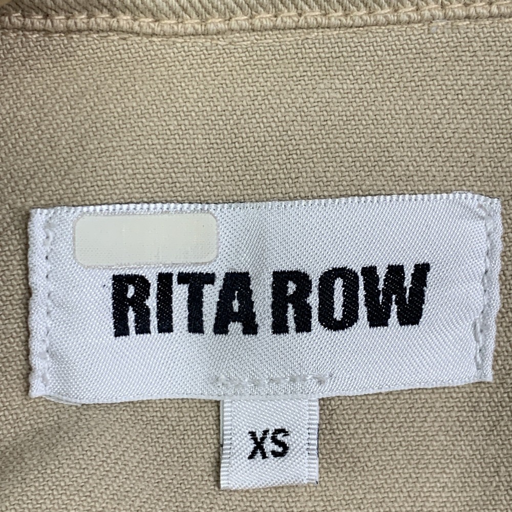 Anthropologie Rita Row Halla Jumpsuit Womens Size XSmall Denim Crop 100% Cotton - Picture 11 of 13
